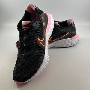 Nike Black Pink Orange Women's Athletic Running Shoes